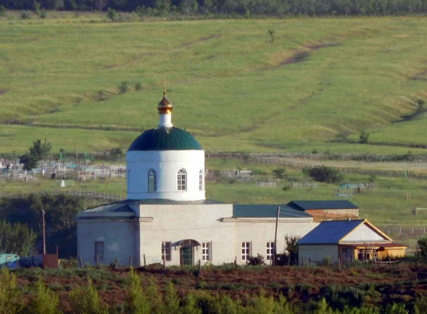 Храм вмч. Димитрия Солунского. Вид с Волги.