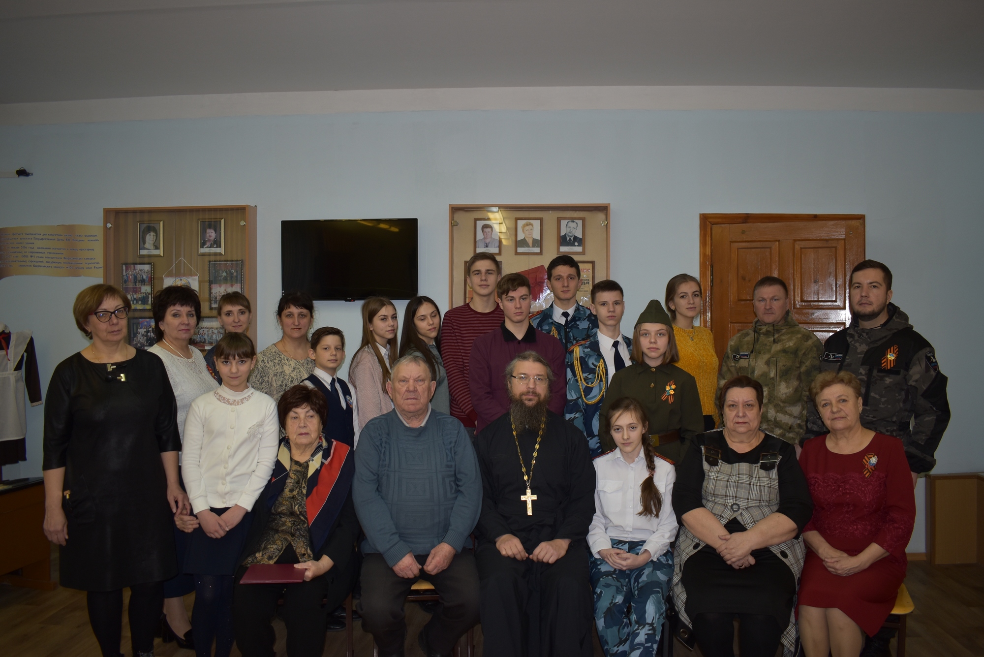 Встреча с родственниками погибших фронтовиков