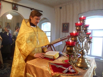 Престольный праздник во временном храме 14 ноября 2014