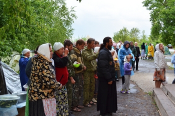 Общая молитва перед вечерней трапезой