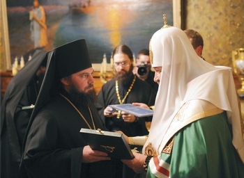 Ноябрь 2011 года, Патриаршая резиденция в Чистом переулке, наречение архимандрита Тарасия во епископа Балашовского Ноябрь 2011 года, Патриаршая резиденция в Чистом переулке, наречение архимандрита Тарасия во епископа Балашовского