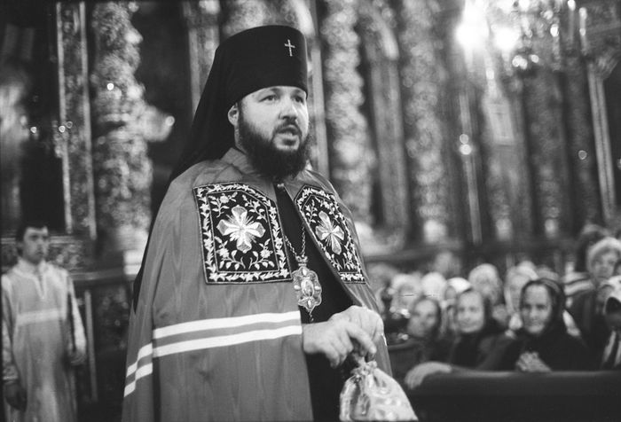 Проповедь в Успенском кафедральном соборе г. Смоленска. 1980-е гг. Проповедь в Успенском кафедральном соборе г. Смоленска. 1980-е гг.
