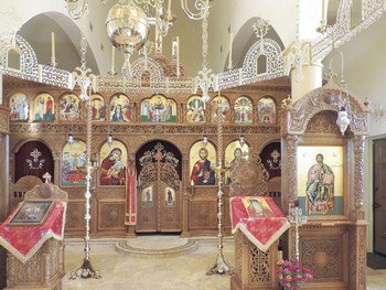 В Успенском храме обители