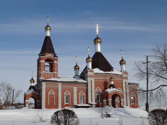 Успенский храм возрожденного женского монастыря в Вольске Успенский храм возрожденного женского монастыря в Вольске