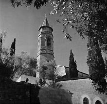 Колокольня. Иерусалим 1955г.