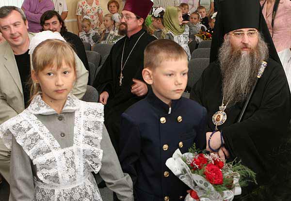 Открытие православной гимназии в г. Саратове, 1 сентября 2007 года 