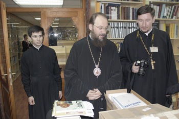 Посещение делегацией Украинской Православной Церкви во главе с Управляющим делами УПЦ Митрополитом Бориспольским Антонием Православного богословского факультета Белградского университета