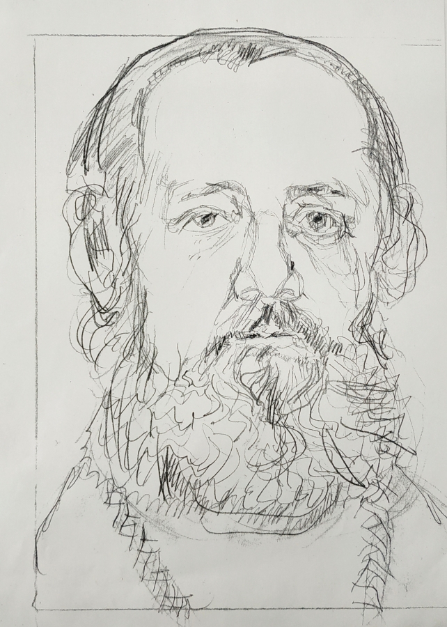 Один из рисунков В.В. Лопатина