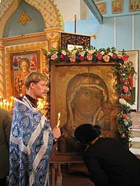Храм в честь Казанской иконы Божией Матери отметил престольный праздник и 100-летний юбилей со дня освящения