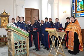 Подписано соглашение о сотрудничестве между Саратовской епархией и Саратовским отделом Волжского казачьего войска