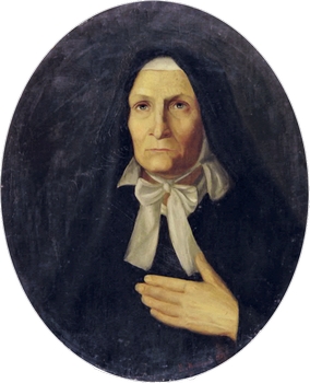 Монахиня. Живописец Е.З. Мандрыка. 1871 год
