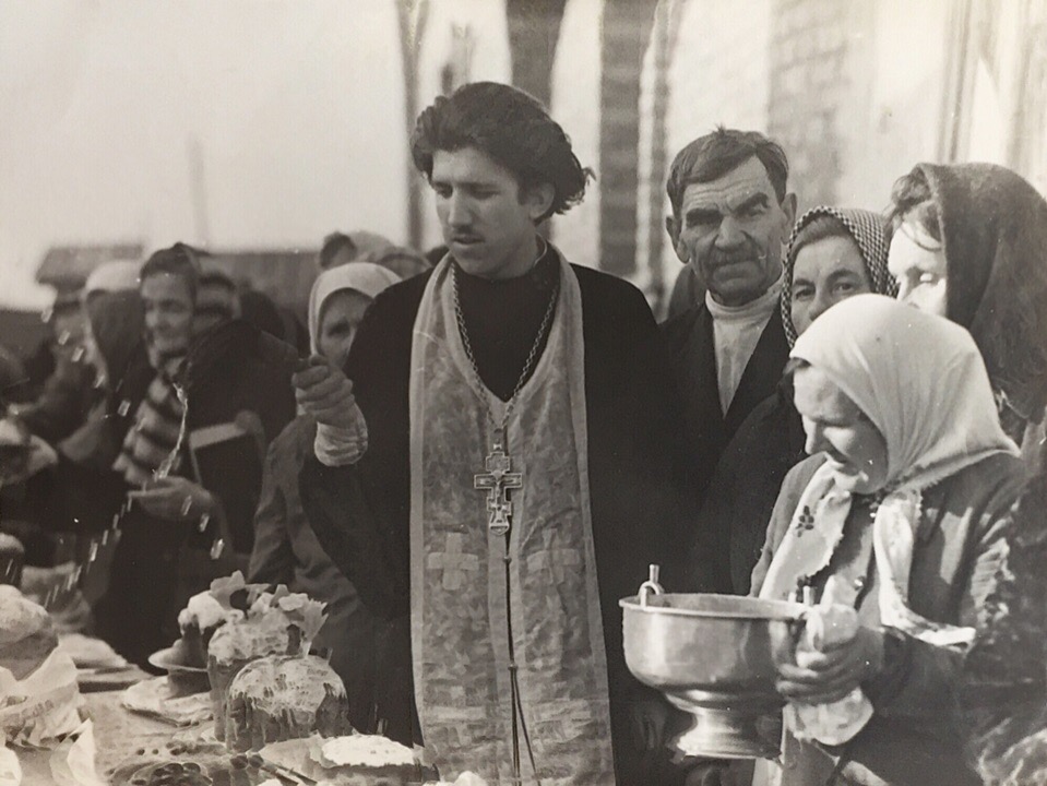 Пасха. Освящение куличей 