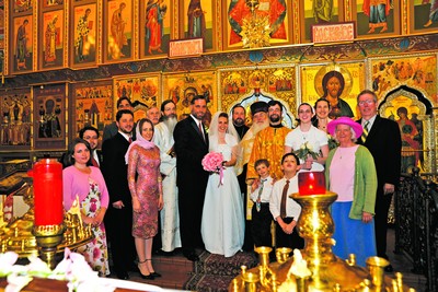 Кафедральный собор Святого Иоанна Предтечи (Вашингтон). После венчания Джона и Елены