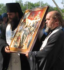 Подаренная храму икона Пророка Божия Илии