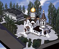 Макет будущего храма
