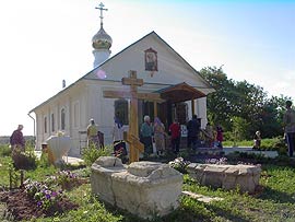 В Нижне-Воскресенском Иргизском мужском монастыре в Криволучье состоялось первое Архиерейское богослужение