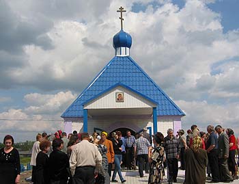 В селе Булгаковка Воскресенского района освящена часовня в честь иконы Божией Матери «Казанская»
