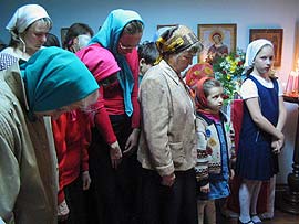 В храме во имя святой равноапостольной Марии Магдалины состоялась первая Архиерейская служба