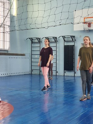 Состоялся товарищеский волейбольный матч