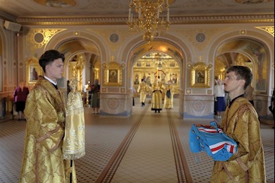Митрополит Игнатий совершил Божественную литургию в Свято-Троицком кафедральном соборе г. Саратова