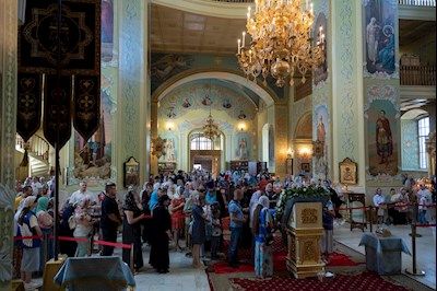 Завершилось трехдневное пребывание в Саратове чудотворной Казанской иконы Божией Матери