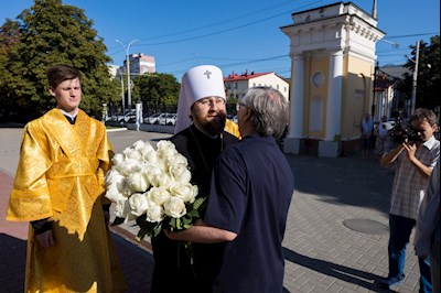 Митрополит Игнатий совершил Божественную литургию в университетском храме святых равноапостольных Мефодия и Кирилла