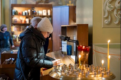 Митрополит Игнатий совершил всенощное бдение в Покровском соборе г. Саратова