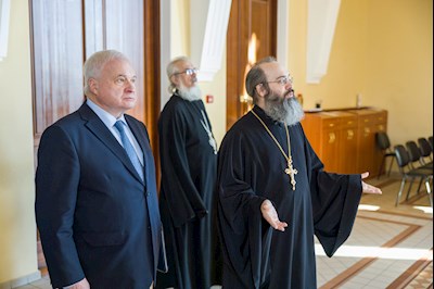 Семинаристы встретились с сенатором Андреем Денисовым