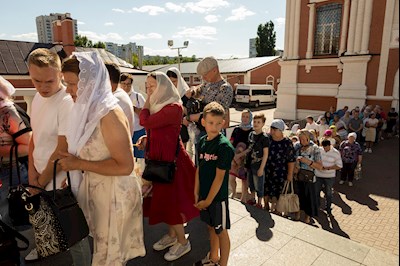 Завершилось трехдневное пребывание в Саратове чудотворной Казанской иконы Божией Матери