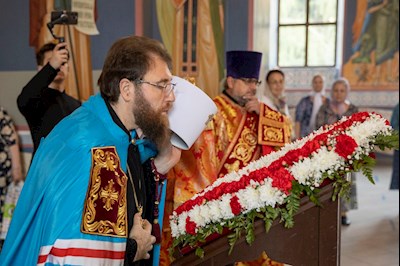 Митрополит Игнатий совершил Божественную литургию в Свято-Никольском мужском монастыре г. Саратова