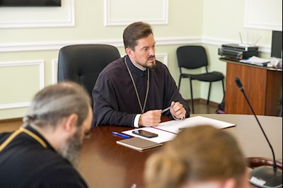 Состоялось совещание по организации пребывания в Саратове мощей великомученика Георгия Победоносца