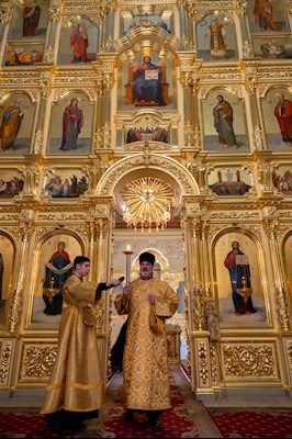 Митрополит Игнатий совершил всенощное бдение в Покровском соборе г. Саратова