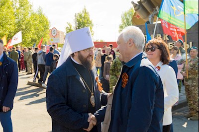 Митрополит Игнатий принял участие в торжествах ко Дню Победы