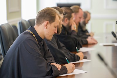 Состоялось совещание по организации пребывания в Саратове мощей великомученика Георгия Победоносца