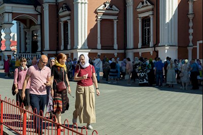 Завершилось трехдневное пребывание в Саратове чудотворной Казанской иконы Божией Матери