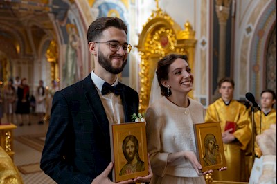 Митрополит Игнатий совершил таинство Венчания в Свято-Троицком кафедральном соборе г. Саратова
