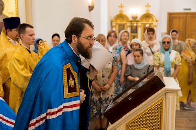Митрополит Игнатий совершил Божественную литургию в университетском храме святых равноапостольных Мефодия и Кирилла
