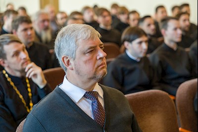 Семинаристы встретились с сенатором Андреем Денисовым