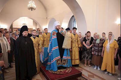 Всенощное бдение в Петропавловском храме г. Саратова