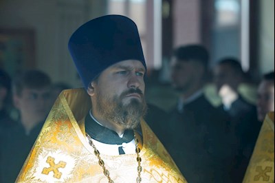 Митрополит Игнатий совершил Божественную литургию в храме апостола и евангелиста Иоанна Богослова при СПДС