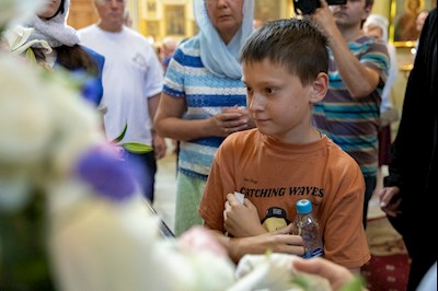 Завершилось трехдневное пребывание в Саратове чудотворной Казанской иконы Божией Матери