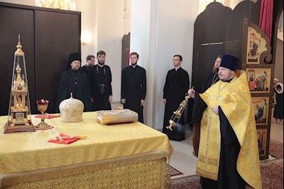 Всенощное бдение в Петропавловском храме г. Саратова