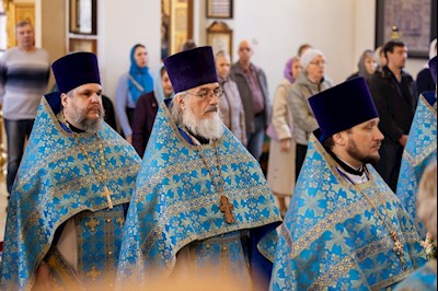 Митрополит Игнатий совершил Божественную литургию в храме в честь Казанской иконы Божией Матери г.Саратова