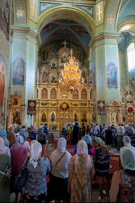 Завершилось трехдневное пребывание в Саратове чудотворной Казанской иконы Божией Матери