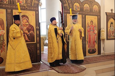 Всенощное бдение в Петропавловском храме г. Саратова