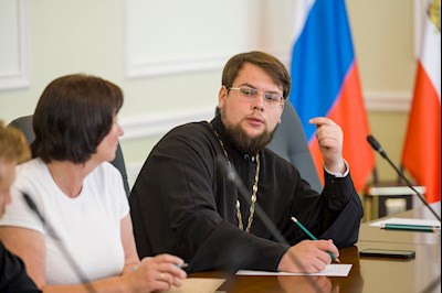 Состоялось совещание по организации пребывания в Саратове мощей великомученика Георгия Победоносца