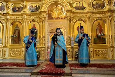 Завершилось трехдневное пребывание в Саратове чудотворной Казанской иконы Божией Матери