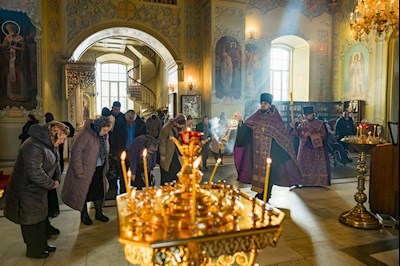 Митрополит Игнатий совершил всенощное бдение в Покровском соборе г. Саратова