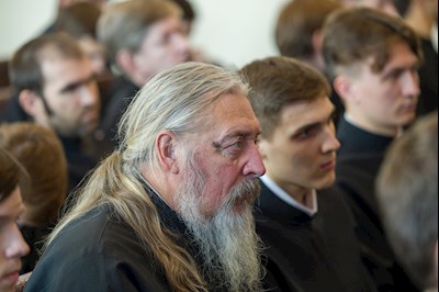 Семинаристы встретились с сенатором Андреем Денисовым