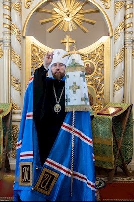 Митрополит Игнатий совершил Божественную литургию в Серафимовском храме г. Саратова